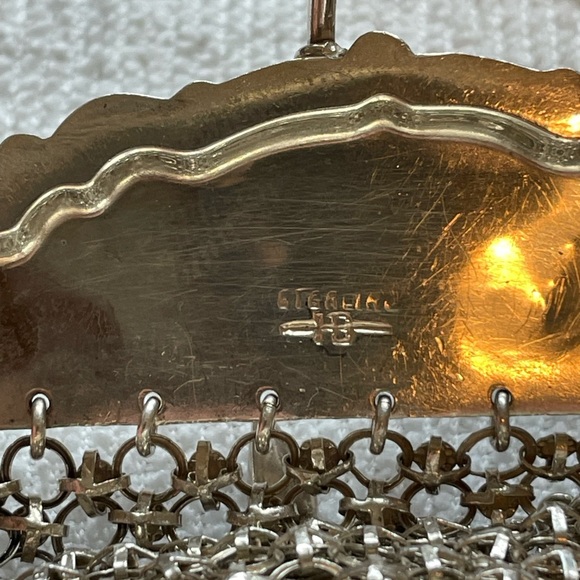 Vintage chain mail, sterling silver purse, circa 1920’s - Picture 8 of 11